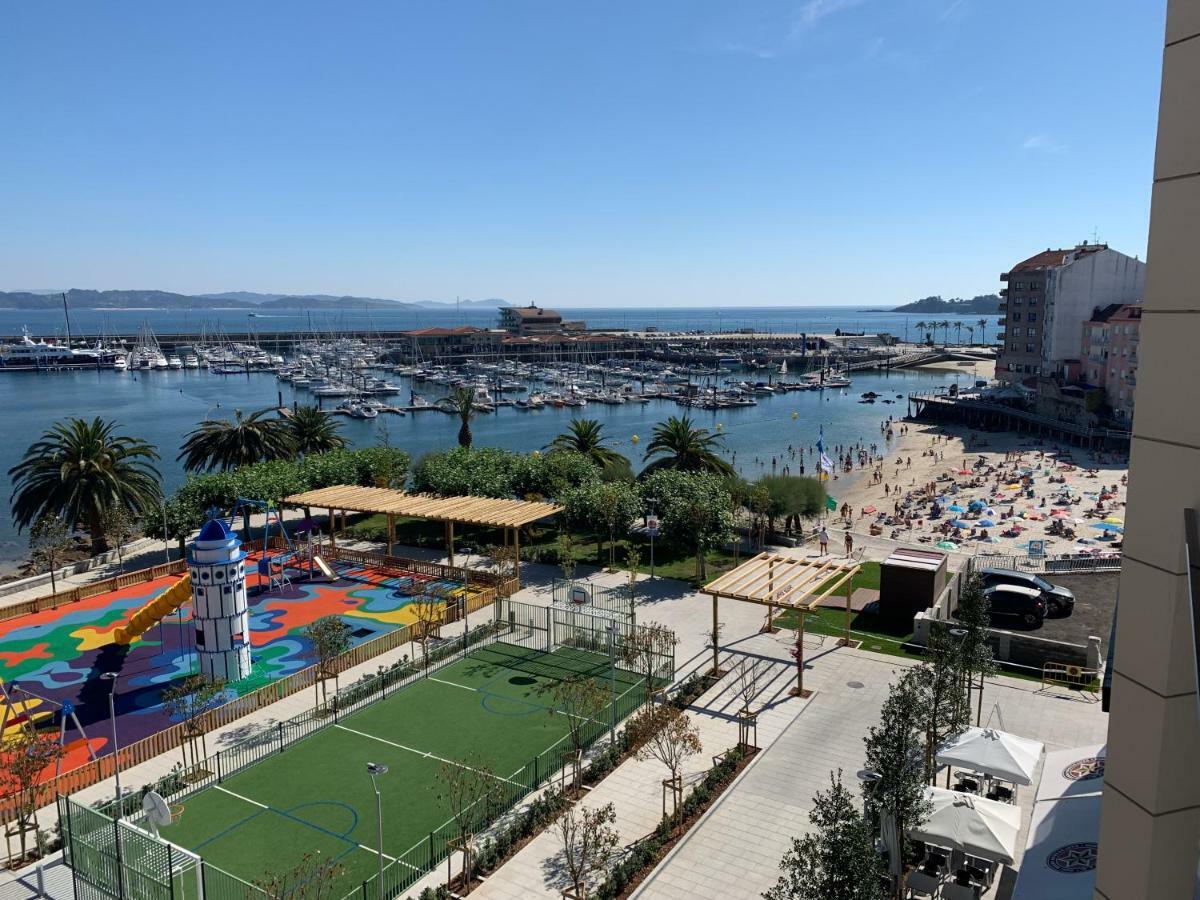 Edificio El Parque Apartment Sanxenxo Bagian luar foto