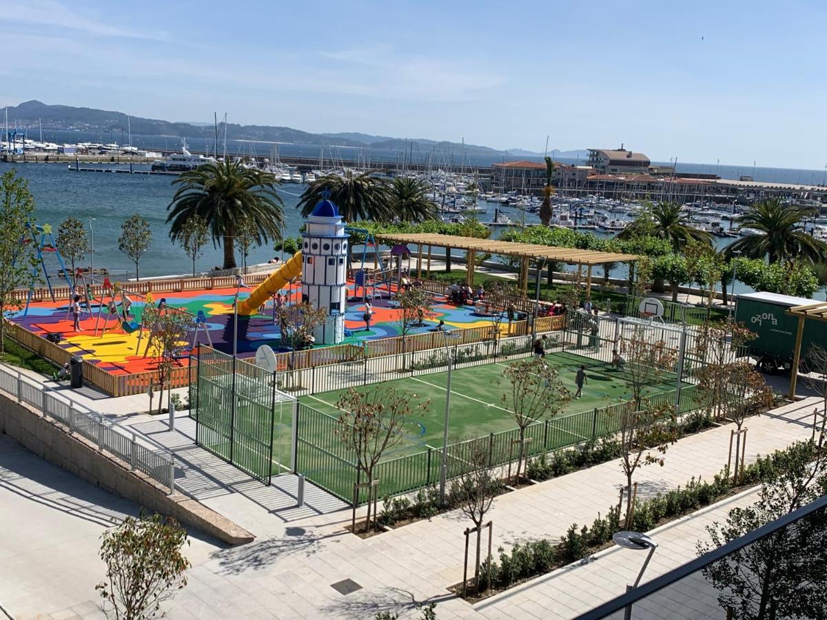 Edificio El Parque Apartment Sanxenxo Bagian luar foto